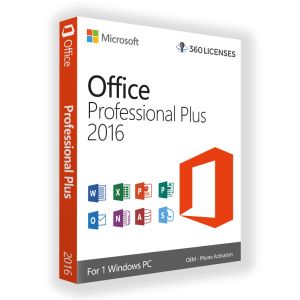 Microsoft Office 2016 Professional Plus OEM License (1 PC) – Lifetime Phone Activation