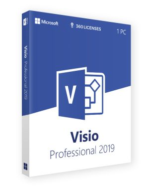 Microsoft Visio Professional 2019 – OEM License (1 PC) – Lifetime Online Activation