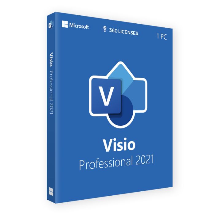 Microsoft Visio Professional 2021 – Cd Key License (1 PC) – Lifetime Online Activation