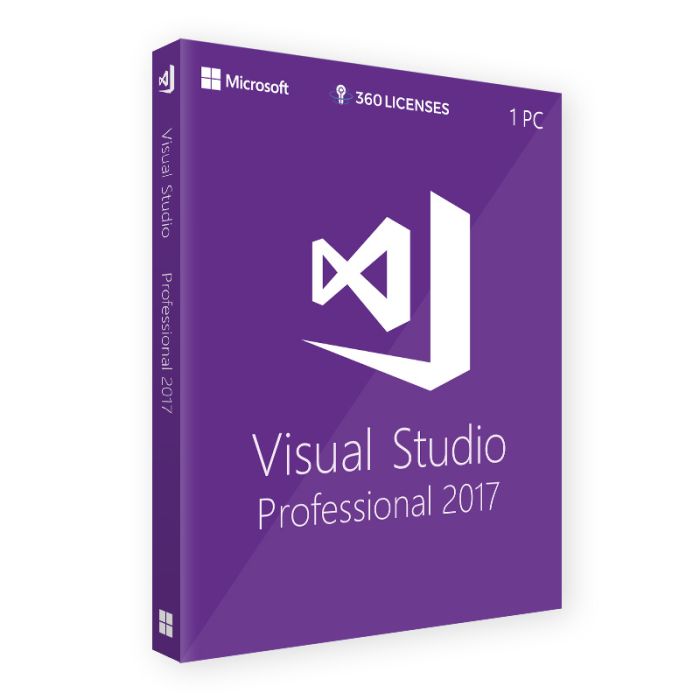 Microsoft Visual Studio 2017  Professional – OEM License (1 PC) – Lifetime Online Activation